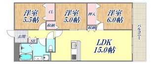 ジョイプレミオの物件間取画像